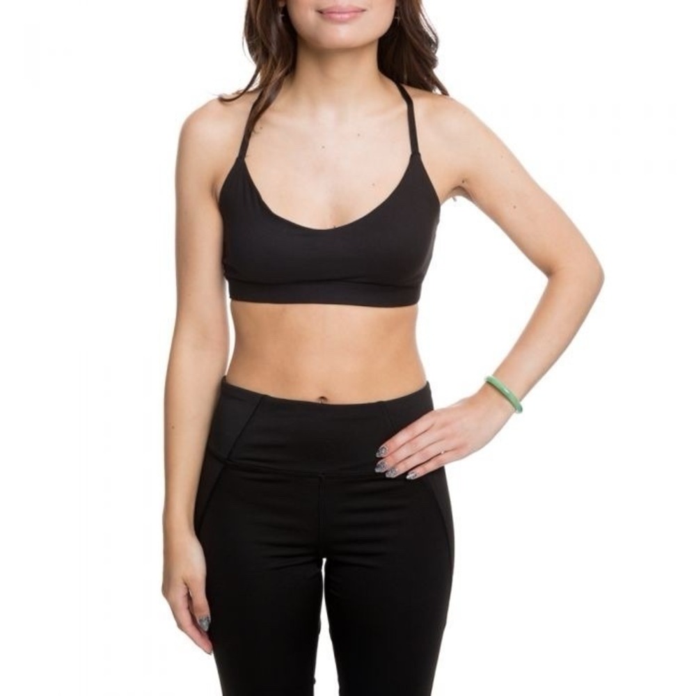 JUICY Couture Sport Activewear Sports Bra Gym Black Women's Size M *NEW* $35